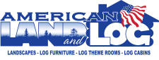 American Land and Log Logo