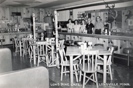 Long Pine Cafe, Longville Minnesota, 1950's