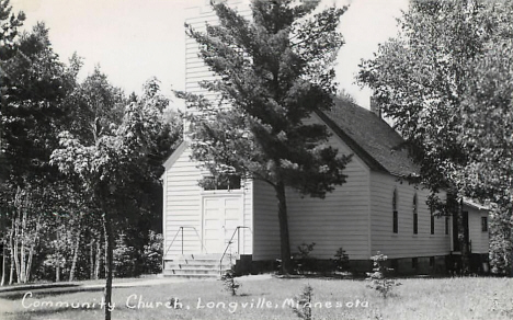 Community Church, Longville Minnesota, 1950's
