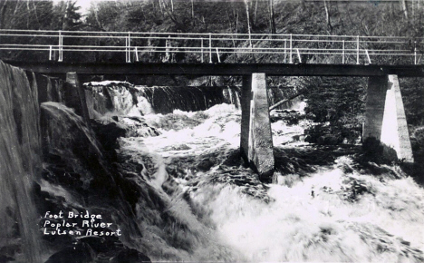 Foot Bridge over the Poplar River, Lutsen Minnesota, 1947