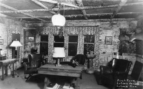 Birch Room, Lutsen Resort, Lutsen Minnesota, 1940's