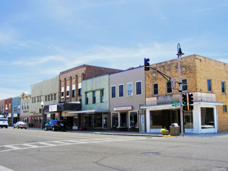 Street scene, Luverne Minnesota, 2014