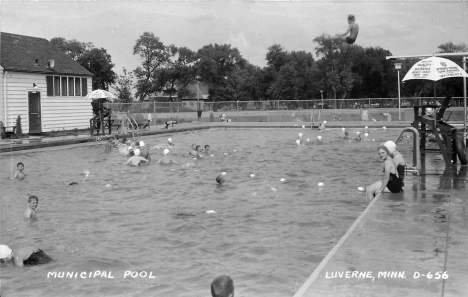 Municipal Pool, Luverne Minnesota, 1940's