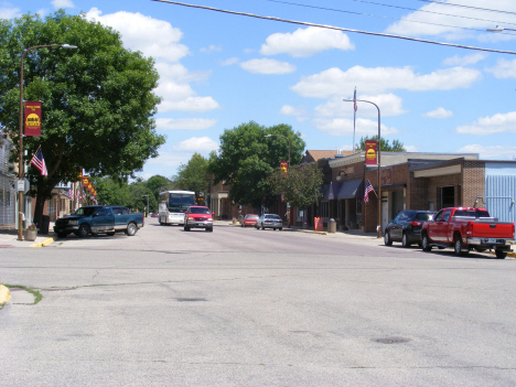 Street scene, Madelia Minnesota, 2014