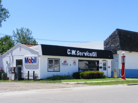 Fromer service station, Madison Minnesota, 2014