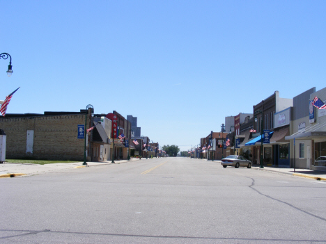 Street scene, Madison Minnesota, 2014