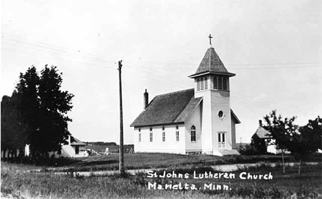 St. John's Lutheran Church, Marietta Minnesota, 1920