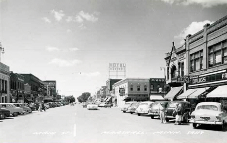 Main Street, Marshall Minnesota, 1950's