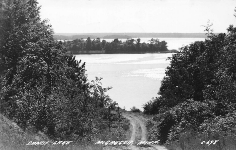Big Sandy Lake near McGregor Minnesota, 1948