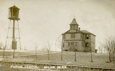 Public School, Milan Minnesota, 1912