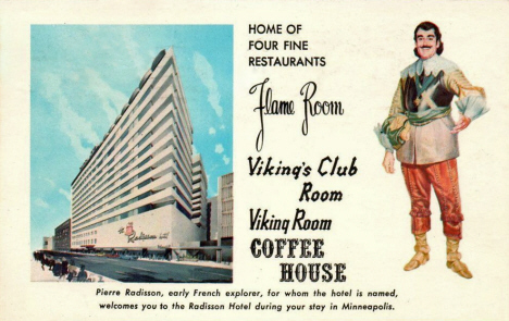 Radisson Hotel, Minneapolis Minnesota, 1966