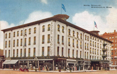 Hotel Nicollet, Minneapolis Minnesota, 1913