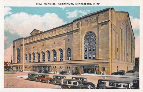 New Municipal Auditorium, Minneapolis Minnesota, 1928