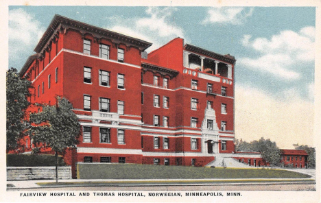 Fairview Hospital and Thomas Hospital, Minneapolis Minnesota, 1920's
