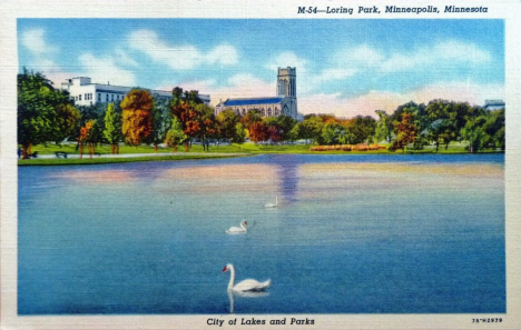 Loring Park, Minneapolis Minnesota, 1937