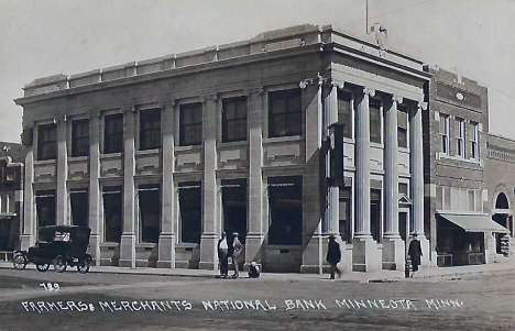Farmers and Merchants National Bank, Minneota Minnesota, 1920's