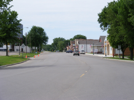 Street scene, Minneota Minnesota, 2011