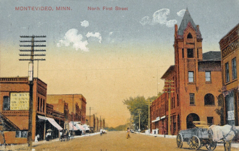North First Street, Montevideo Minnesota, 1911