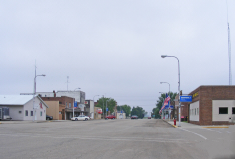 Street scene, Morgan Minnesota, 2011