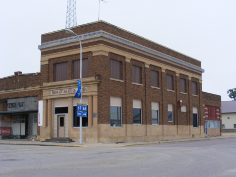Former State Bank of Morgan Minnesota building, 2011