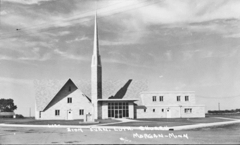 Zion Evangelical Lutheran Church, Morgan Minnesota, 1950's
