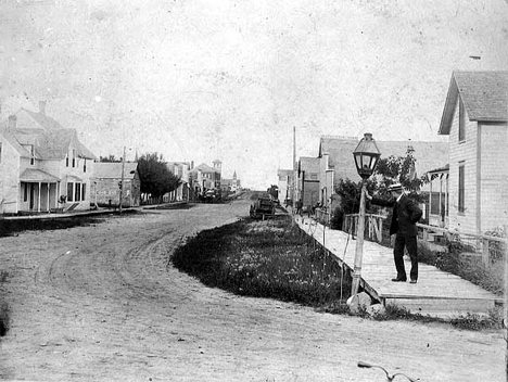 Main Street, Nassau Minnesota, 1902
