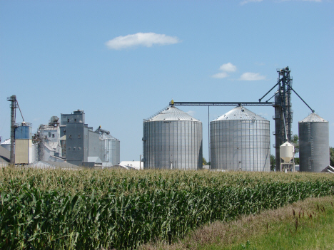 Grain elevators, Nassau Minnesota, 2010