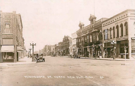 Minnesota Street North, New Ulm Minnesota, 1925