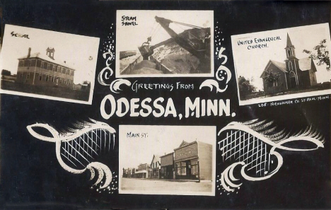Multiple scenes, Odessa Minnesota, 1909