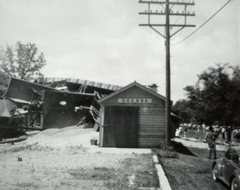 Train wreck, Odessa Minnesota, 1967