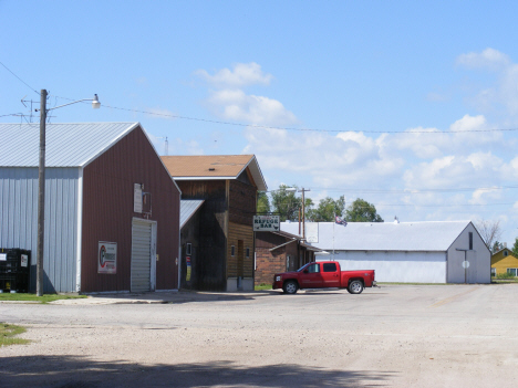 Street scene, Odessa Minnesota, 2014