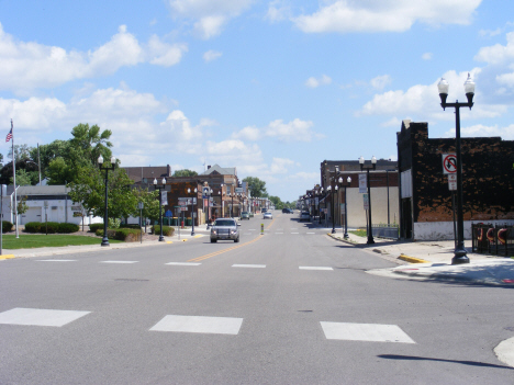 Street scene, Ortonville Minnesota, 2014