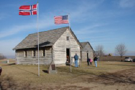 Old Log Church, Pennock Minnesota