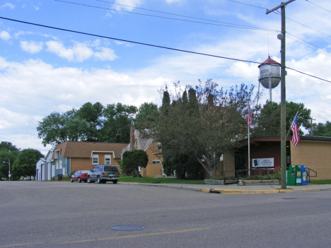 Street scene, Pennock Minnesota, 2014