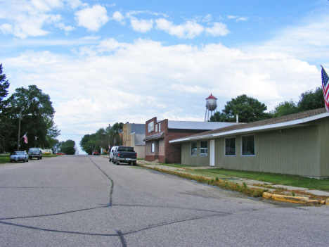 Street scene, Pennock Minnesota, 2014