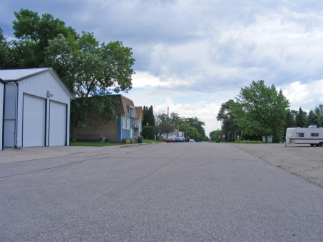 Street scene, Pennock Minnesota, 2014