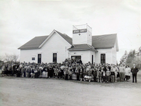 Baptist Church, Pillager Minnesota, 1952