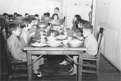 Ponemah Indian Health Camp, Ponemah Minnesota, 1938
