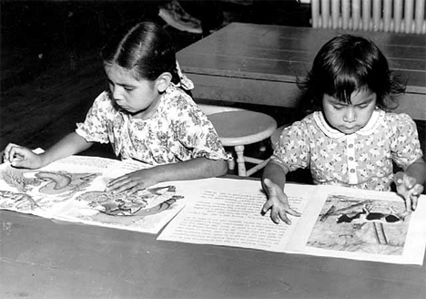 Ponemah Indian School, Ponemah Minnesota, 1940