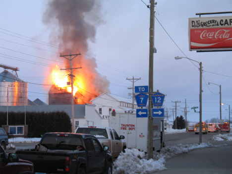 Elevator fire, Porter Minnesota, March 27th, 2011
