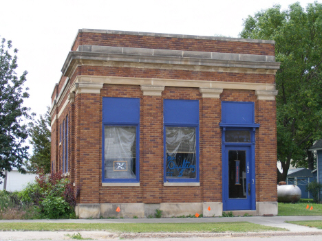 Former bank building, Porter Minnesota, 2011