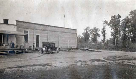 View of the village of Puposky Minnesota, 1918