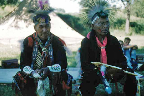 John F. Smith and John Mountain, Redby Minnesota, 1954