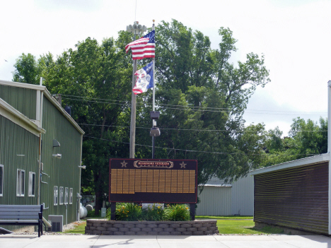 Veterans Memorial, Rushmore Minnesota, 2014