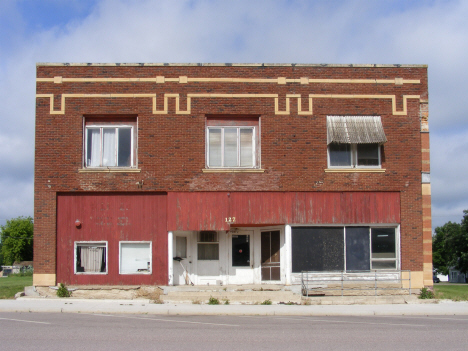 Street scene, Rushmore Minnesota, 2014