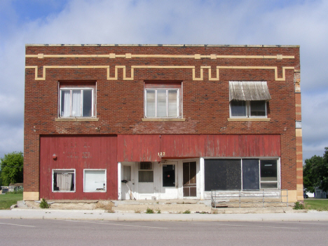 Street scene, Rushmore Minnesota, 2014