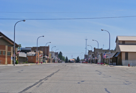 Street scene, Slayton Minnesota, 2014
