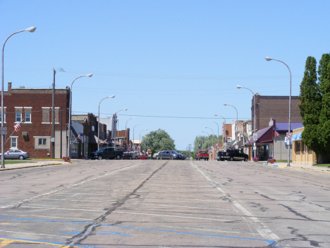 Street scene, Slayton Minnesota, 2014