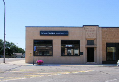 Former Murray County State Bank building, Slayton Minnesota, 2014