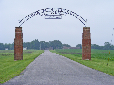 Entrance to Schoenstatt on the Lake, Sleepy Eye Minnesota, 2011